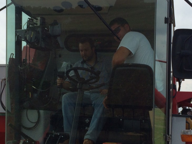 When possible we like to let students get as much experience as possible.  In this a Brazilian intern Luciano is learning to run the 8XP. 